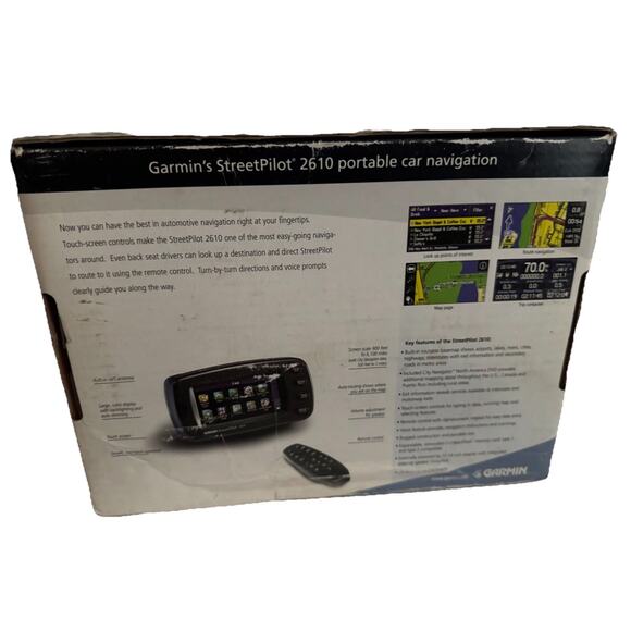 Garmin Streetpilot 2610 Navigator Complete In Original Box Remote Chords Papers - Picture 13 of 15